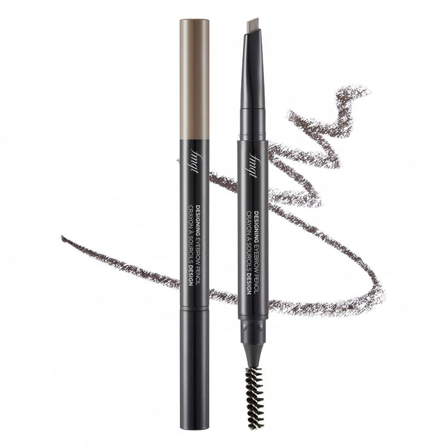 FMGT  Designing Auto Pencil Eyebrow 0.3g, 02 Gray Brown, 1 Count