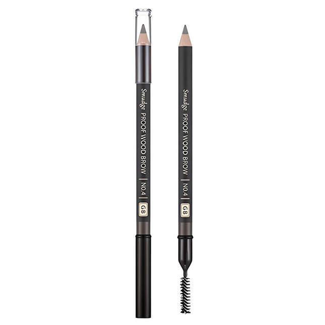 MISSHA  Smudge-proof Wood Eyebrow Auto Pencil, Grey Brown, 1 Count