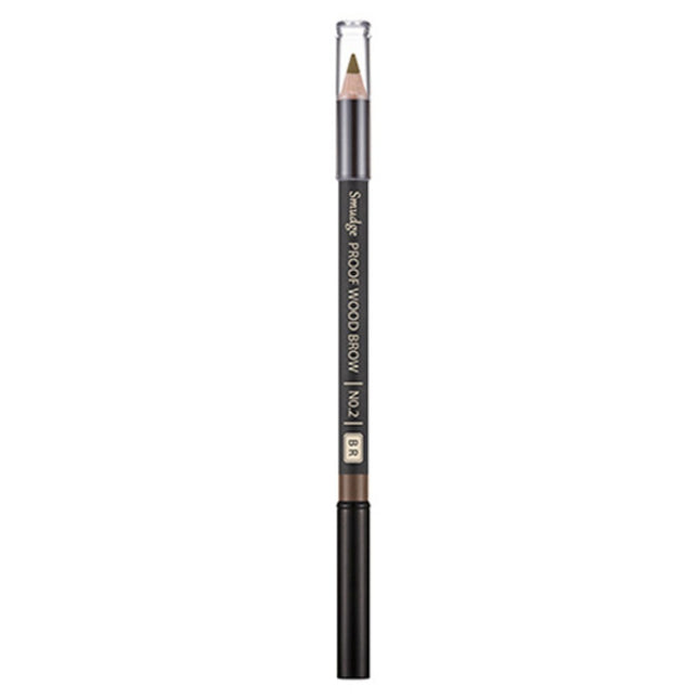 MISSHA  Smudge-Proof Wood Eyebrow Pencil, Brown, 1 Count