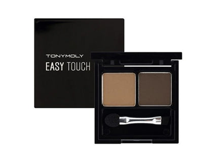 TONYMOLY  Easy Touch Cake Eyebrow Shadow 2g, No. 1 Natural Brown, 1 Count