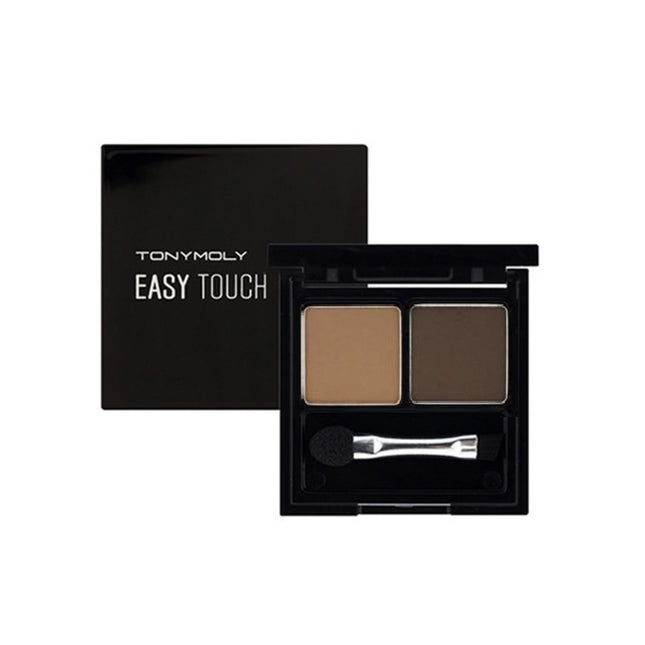 TONYMOLY  Easy Touch Cake Eyebrow Shadow 2g, No. 1 Natural Brown, 1 Count
