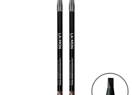 RAMON Lamong Lashmonster Milano Eyebrow Pencil, 03 Grey Brown, 2 Count