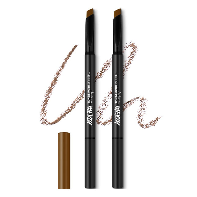 MERZY  The First Brow Pencil 0.3g, B3 Almond Brown, 2 Pack