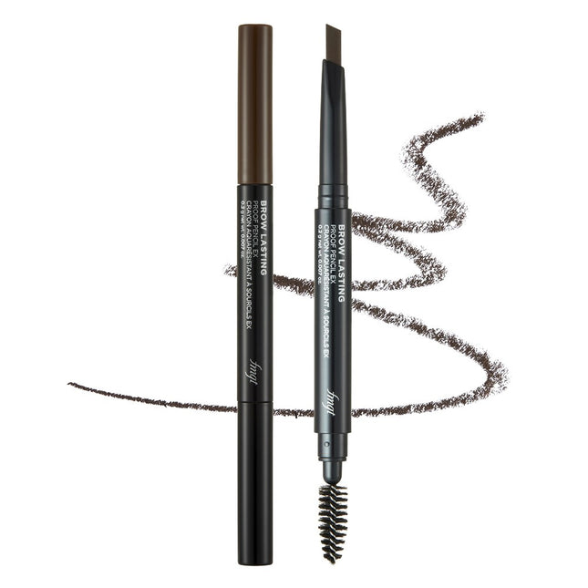 THE FACE SHOP  Brow Lasting Proof Eyebrow Pencil EX 0.2g, 1 piece, 03 Dark Brown