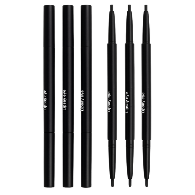 MIRACLE DINE  Auto Eyebrow Pencil, Brown, 2 Count
