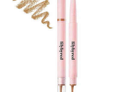 LILYBYRED  Hard Flat Eyebrow Auto Pencil 0.17g, 01 Light Brown, 1 count