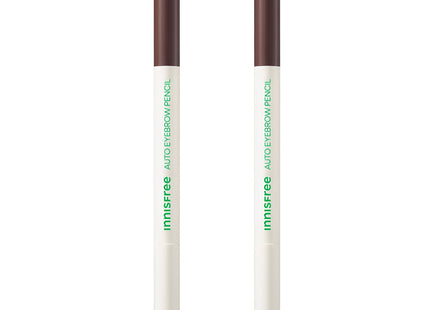 INNISFREE  Flat Eyebrow Pencil 0.3g, 5 Espresso Brown, 2 Count