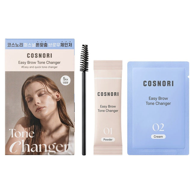 COSNOIR  EASY BROW TONE CHANGER BLEACH 5 APPLICATIONS, 1 UNIT