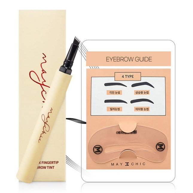 MECHIC  Long Fix Tinted Eyebrow Tattoo Tint 1.2g, Dark Brown, 1 Count