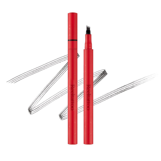 MARYSOD  Real Tattoo Eyebrow Pen 0.9g, Gray Black, 1 Count