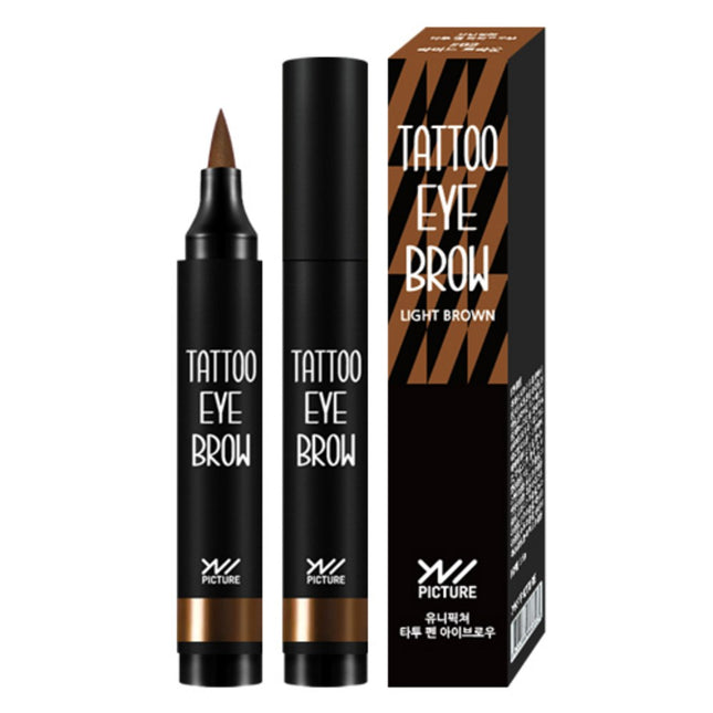 UNIPICTURE  Tattoo Pen Eyebrow 3.5g, Light Brown, 1 count