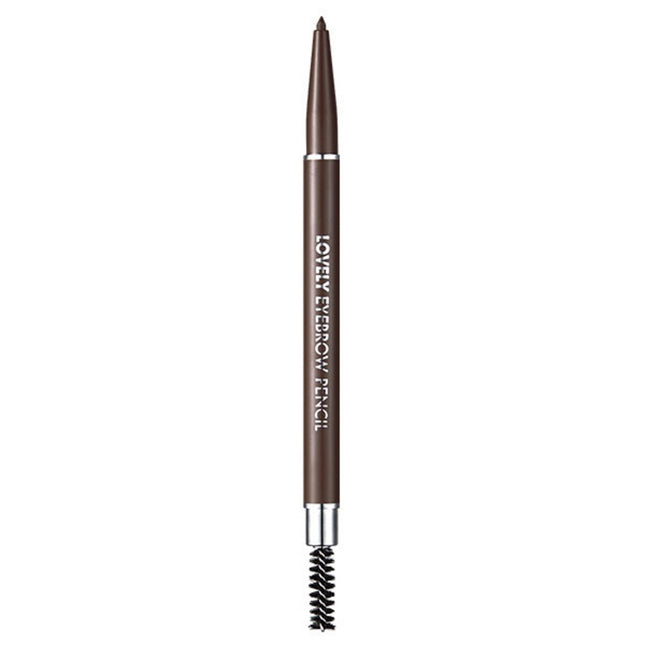 TONYMOLY  Lovely Eyebrow Auto Pencil 0.1g, 3 Grey Brown, 1 Count