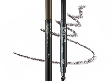 THE FACE SHOP  Brow Lasting Proof Eyebrow Pencil EX 0.2g, 04 Grey Brown, 1 Count