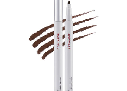 MERYTHOD  Reel Tattoo Eyebrow Pen 0.9g, 02 Natural Brown, 1 Count