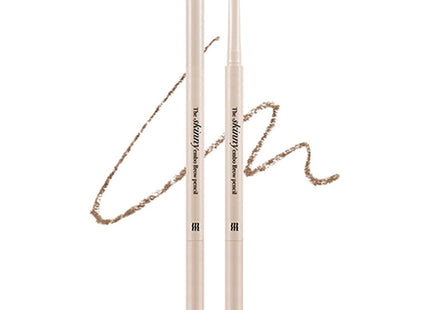 MERZY  The Skinny Emboss Brow Pencil 0.07g, SB4 Milk Brown, 1 Count