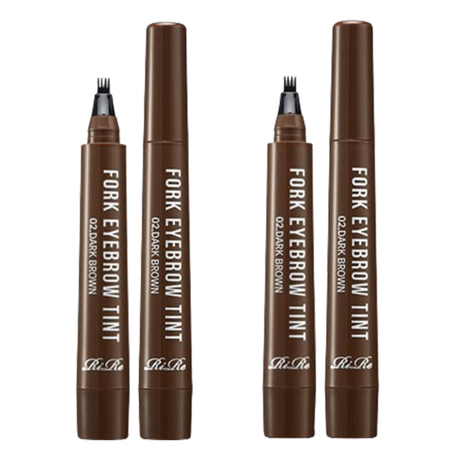 LIR  Fork Eyebrow Tint 2g, 2 Count, 02 Dark Brown