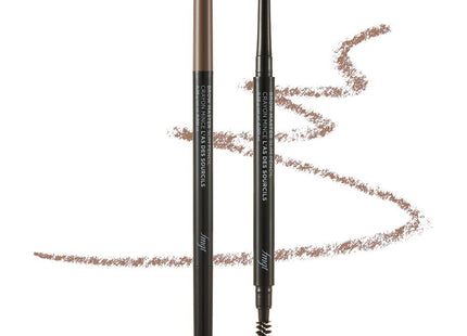 THE FACE SHOP The Face Shop Brow Master Eyebrow Slim Auto Pencil 0.05g, 03 Nudy Brown, 1 Count