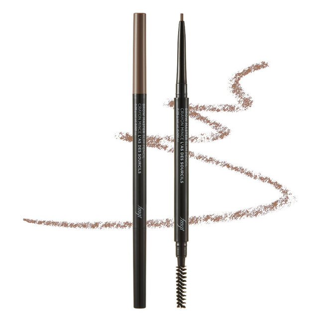 THE FACE SHOP The Face Shop Brow Master Eyebrow Slim Auto Pencil 0.05g, 03 Nudy Brown, 1 Count