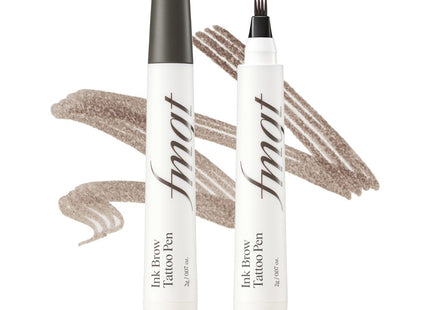THE FACE SHOP  FMG Ink Brow Tattoo Pen 2g, 02 Grey Brown, 1 Count