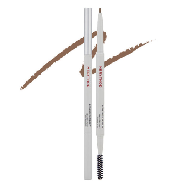 MARY & MAY  Reel Edge Slim Eyebrow Auto Pencil 0.08g Peanut Brown 1ea