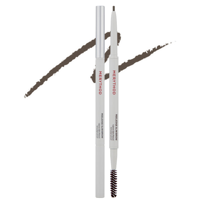 MERYTHOD  Reel Edge Slim Eyebrow Auto Pencil 0.08g, 1pc, 01 Ash Brown