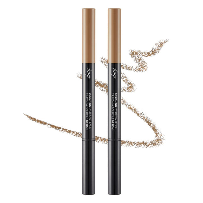 THE FACE SHOP  Designing Eyebrow Auto Pencil 01 Light Brown 2 Count