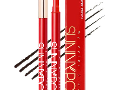 NONE  Tattoo Eyebrow Pencil Long-Lasting Tattoo Eyebrow Pen Tint Dark Brown 1 Count