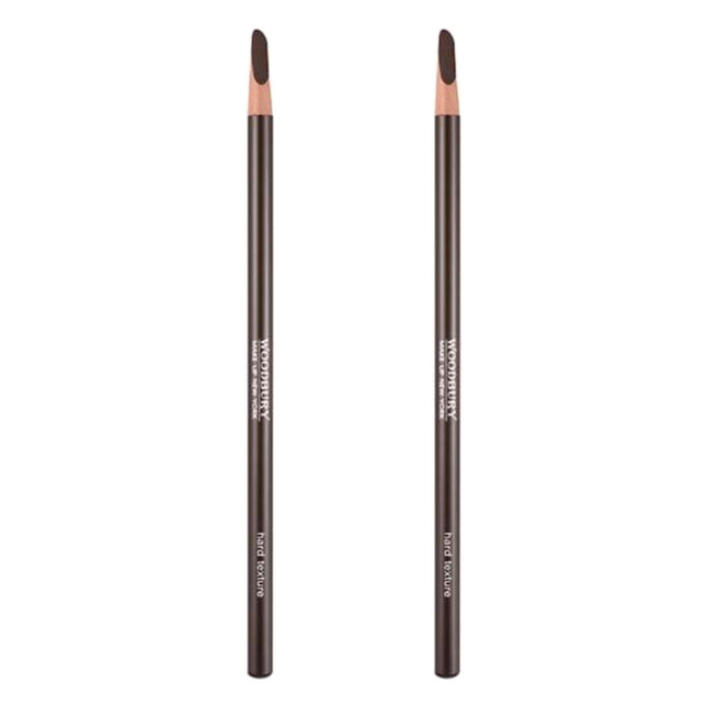 WOODBURY  Hardtexture Eyebrow Pencil 4g, 2 Count, Timber Wolf