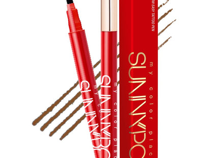 NONE  Eyebrow Tattoo Pencil, Natural Brown, 1 Count