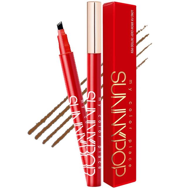NONE  Eyebrow Tattoo Pencil, Natural Brown, 1 Count