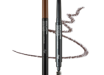 THE FACE SHOP  Brow Lasting Proof Eyebrow Pencil EX 0.2g, 02 Brown, 1 Count