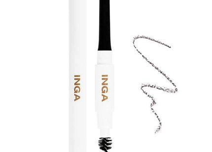 INGA  Stage Eyebrow Pencil 0.2g, Grey Brown, 1 Count