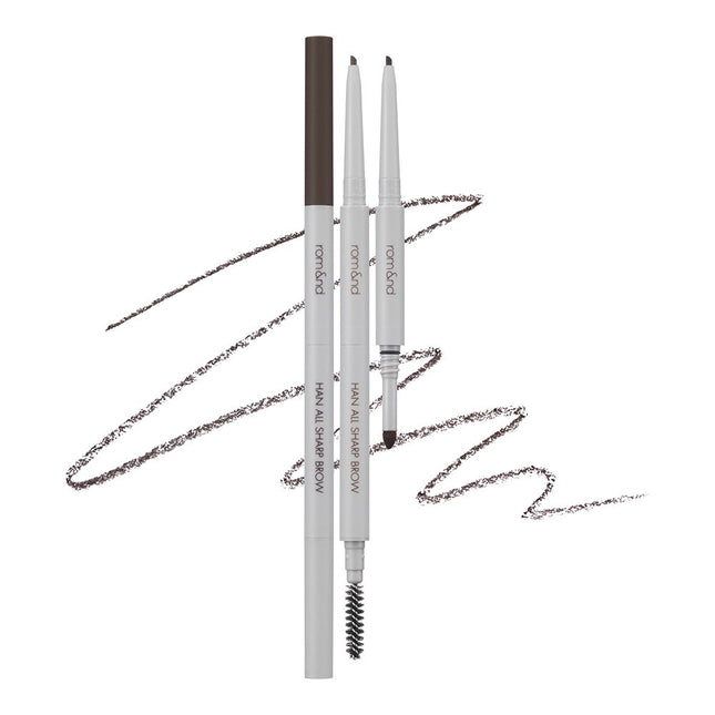 ROM&ND Rom&nd Han All Sharp Brow 0.17g, W1 Gentle Brown, 1 count