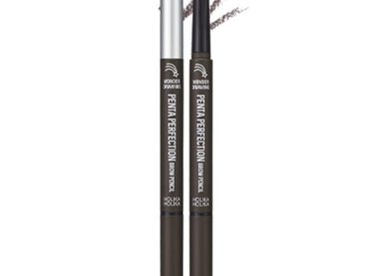 HOLIKA HOLIKA  Wonder Drawing Penta Perfection Brow Pencil 0.3g, Dark Brown, 1pc