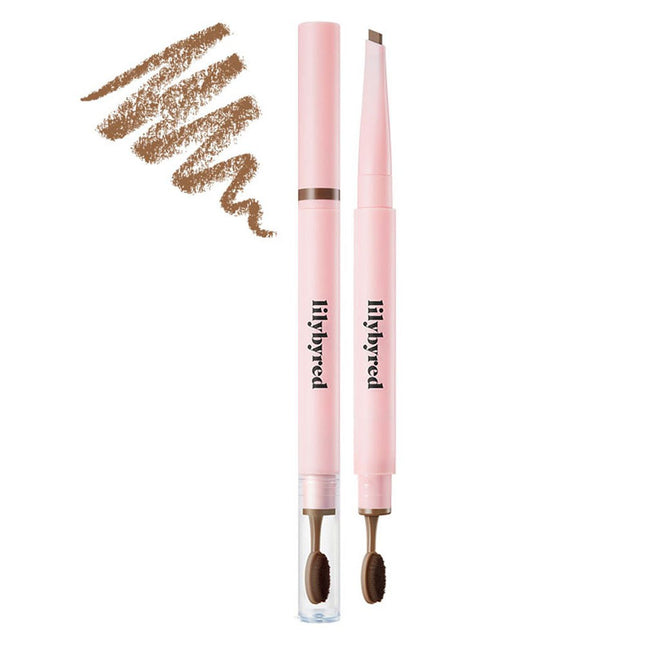 LILYBYRED Lilybyred Hard Flat Eyebrow Auto Pencil 0.17g, 02 Medium Brown, 1pc
