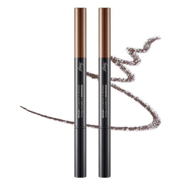 THE FACE SHOP  Designing Eyebrow Auto Pencil 0.3g, 03 Brown, 2pcs