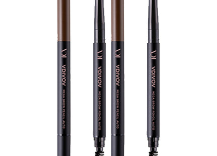 VIDIVICI  Mega Brow Pencil Auto 0.35g Dark Brown Set of 2