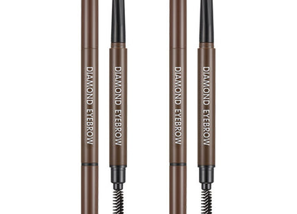 LIR  Diamond Eyebrow 0.35g, 02 Deep Brown, Set of 2