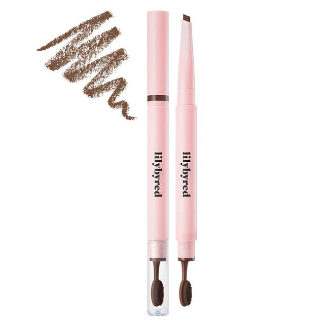 LILYBYRED  Hard Flat Eyebrow Auto Pencil 0.17g, 04 Dark Brown, 1pc
