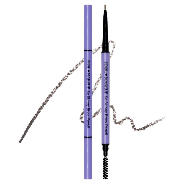 IDOL MAKEUP SO SKINNY EYEBROW AUTO PENCIL 0.07g, 3 DARK BROWN, 1PC