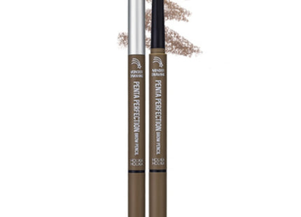 HOLIKA HOLIKA  Wonder Drawing Penta Perfection Brow Pencil 0.3g, 03 Ash Brown, 1 Count