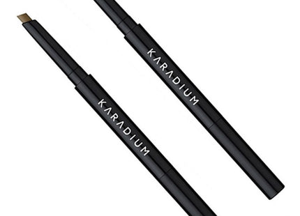 CARARDIUM Carardium Flat Eyebrow Auto Pencil 0.3g, No.2 Dark Brown, 2pcs