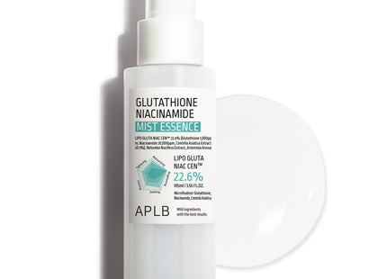 APLB  Glutathione Niacinamide Mist Essence, 105ml, 1 count