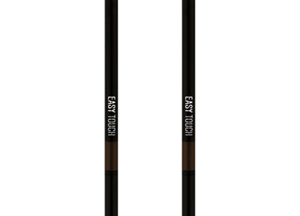 TONYMOLY  Easy Touch Waterproof Eyebrow 0.5g, 2 Dark Brown, 2 Pcs