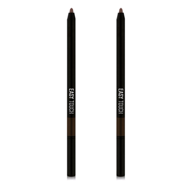 TONYMOLY  Easy Touch Waterproof Eyebrow 0.5g, 2 Dark Brown, 2 Pcs