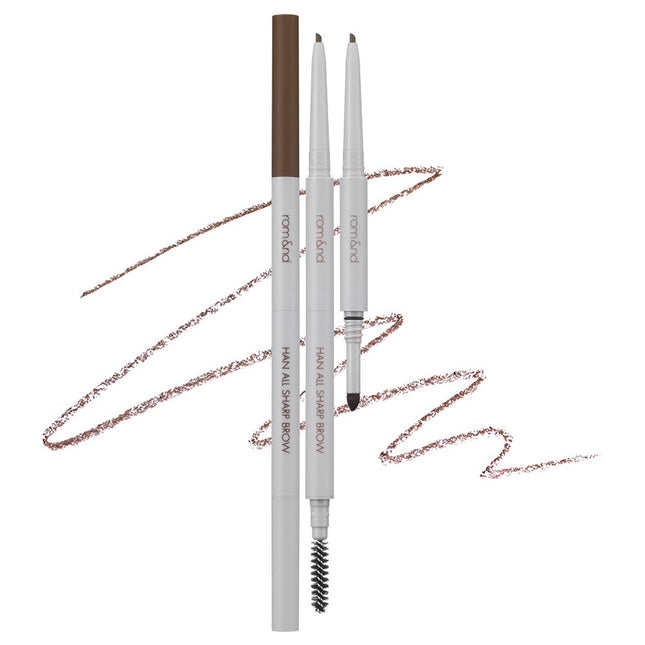ROM&ND  HanAll Sharp Brow Pencil 0.17g, w2 Mild Woody, 1 Piece