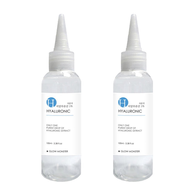 GLOWMONSTER  Low Molecular Hyaluronic Acid 1% Original Toner, 100ml, 2 Count