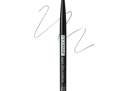 CEZANNE  Super Slim Eyebrow Auto Pencil 0.02g, 03 Natural Brown, 1pc