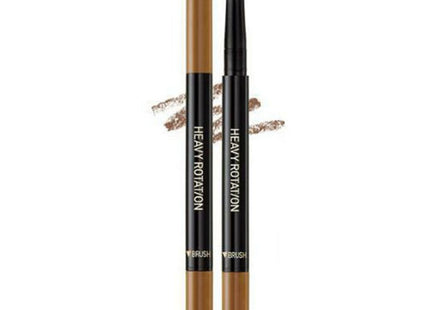 NONE  Heavy Rotation Hard Edge Eyebrow Pencil 0.4g, 01 Caramel Brown, 1 Count