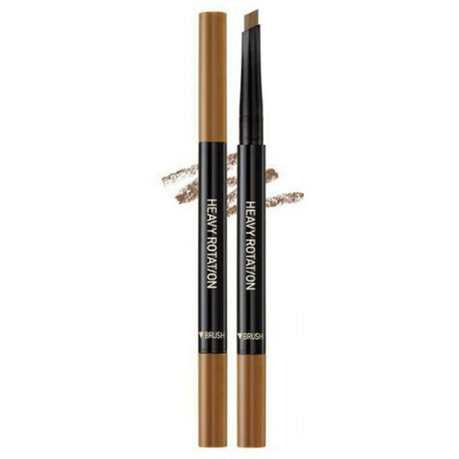 NONE  Heavy Rotation Hard Edge Eyebrow Pencil 0.4g, 01 Caramel Brown, 1 Count